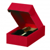 Scatola cantinetta porta bottiglie in cartone onda rosso, 20x33.5x9 cm, cartone da 10 pezzi