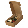 Scatola cantinetta porta bottiglie in cartone onda avana, vari formati