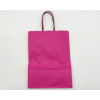 Shopper fucsia in carta  kraft con maniglia ritorta