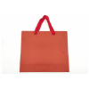 Shopper rosso "Elegant natural chic"  con maniglia in fettuccia cotone