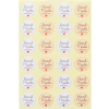 Etichetta adesiva rotonda con scritta Hand Made with love , diametro cm 3, confezione da 240 pezzi