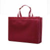 Shopper bordeaux in tessuto non tessuto, confezione da 10 pezzi