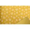 Carta regalo ecopaglia beige, riciclabile, fantasia Harten con cuori, in fogli formato 70 x 100 cm , confezione da 25 pezzi