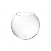 Vaso a sfera in vetro, diametro 30 cm e altezza 25 cm