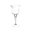 Calice con coppa Tulipano in vetro, diametro 17.5 cm, altezza 38 cm