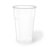 Bicchiere trasparente 500cc in R-PET, confezione da 50 pezzi