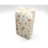 Sacchetto in carta politenata antiunto, fantasia "Snack-stuzzicchini", cartone da 10 kg.