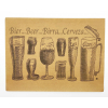 Tovaglietta in carta avana stampa "Birra", formato 30x40cm, confezione da 500 pezzi