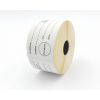 Etichette termiche removibili, formato 50x100 mm, personalizzata gestione lotti e scadenze, rotolo da 500 pezzi