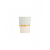 Bicchiere cartoncino fantasia Baby chic azzurro, confezione da 8 pezzi