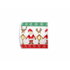 Rotolo carta igienica decoro Babbo Natale con renne