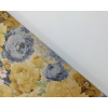 Carta da regalo "Natura Kraft" con fiori blu e beige, in fogli, formato 70x100 cm, confezione da 25 fogli