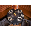Tovaglia rotonda TNT airlaid "Evolin" diametro 240cm nera