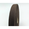 Fettuccia in cotone marrone, altezza 16 mm, lunghezza 50 metri