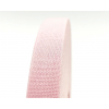 Fettuccia in cotone rosa, altezza 16 mm, lunghezza 50 metri