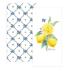 Tovagliolo carta 3 veli 33x33cm, fantasia Lemon Chic, confezione da 16 pezzi