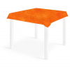 Tovaglia quadrata arancione in tessuto non tessuto 100x100cm, confezione da 25 pezzi