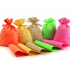 Sacchetto regalo perlato "Stampa Bit Ecrù"