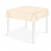 Tovaglia quadrata beige in tessuto riutilizzabile
