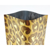 Sacchetto regalo metallizzato fantasia "Brillante Leopard", confezione da 50 pezzi