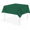 Tovaglia quadrata verde bosco in tessuto riutilizzabile 150x150 cm