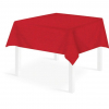 Tovaglia quadrata rossa in tessuto riutilizzabile 150x150 cm