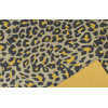 Carta regalo ecopaglia beige, riciclabile, fantasia Leopard, in fogli formato 70 x 100 cm , confezione da 25 pezzi