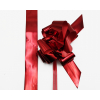 Coccarda laccio lux metallizzato, colore rosso