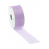Rotolo nastro organza lilla, lunghezza 50 metri