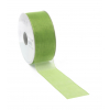 Rotolo nastro organza verde mela, lunghezza 50 metri