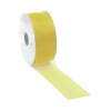 Rotolo nastro organza giallo, lunghezza 50 metri