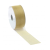 Rotolo nastro organza giallo ocra, lunghezza 50 metri