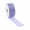 Rotolo nastro organza lavanda, lunghezza 50 metri