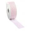 Rotolo nastro rete Crispy rosa baby, lunghezza 10 metri