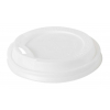 Coperchio PLA biodegradabile per bicchiere cartoncino tripla parete avana da 24cl