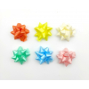 Coccarda adesiva diamant, colori assortiti primavera,  confezione da 100 pezzi