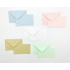 Biglietto e busta "Marmorea" colori assortiti tenui, formato 7X11 cm, confezione da 100/100 pezzi