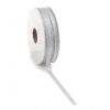 Rotolo nastro glitter argento, lunghezza 50 metri