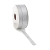 Rotolo nastro glitter argento, lunghezza 50 metri
