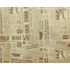Carta da regalo millerighe avana, fantasia fogli di giornale, formato 70x100 cm, confezione da 25 fogli