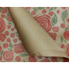 Carta da regalo millerighe avana, fantasia rose rosse a spirale, formato 70x100 cm, confezione da 25 fogli