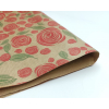 Carta da regalo millerighe avana, fantasia rose rosse a spirale, formato 70x100 cm, confezione da 25 fogli