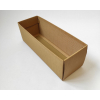 Scatola per bottiglia magnum con coperchio in cartone onda avana, 14x42x14 cm, cartone da 20 pezzi