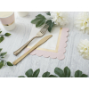 Tovagliolo carta 33x33cm "Baby" chic rosa, confezione da 16 pezzi