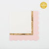 Tovagliolo carta 33x33cm "Baby" chic rosa, confezione da 16 pezzi