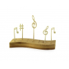Spiedino bamboo con decorazione "Music" note musicali, altezza 12cm, confezione da 100 pezzi