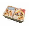 Scatola in latta libro "Homemade Biscuits", 14.5x9.3x5 cm