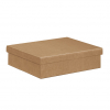 Scatola con coperchio per 3 bottiglie in cartone onda avana, 28x34x9.5 cm, cartone da 30 pezzi