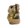 Fontana tronco d'albero con effetto cascata, altezza 59 cm