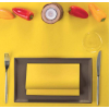 Tovaglia runner "You&Me" in tessuto non tessuto giallo, rotolo da 24 metri (20 strappi da 120cm)